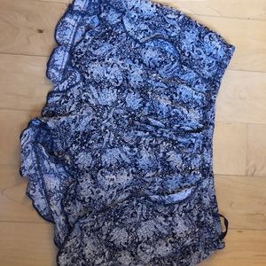 Floral flowy shorts